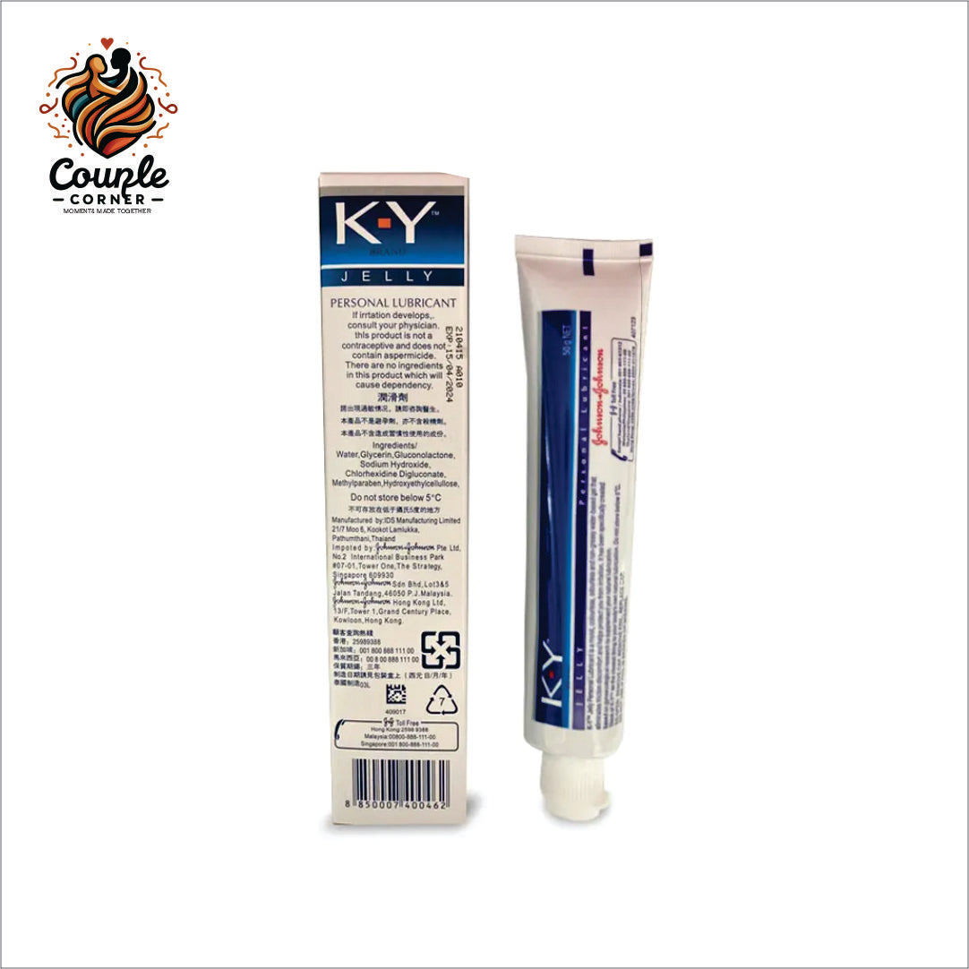 KY Jelly Lube, Personal Lubricant, Water-Based Formula 50g