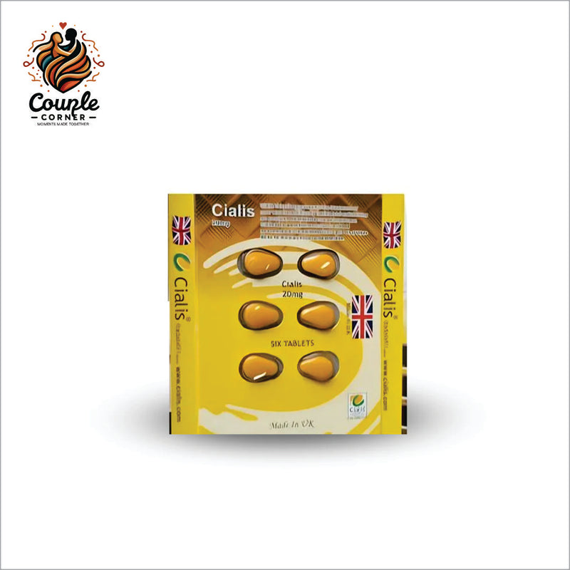 Cialis Yellow 6 Tablets Pack For Men 20 (mg)